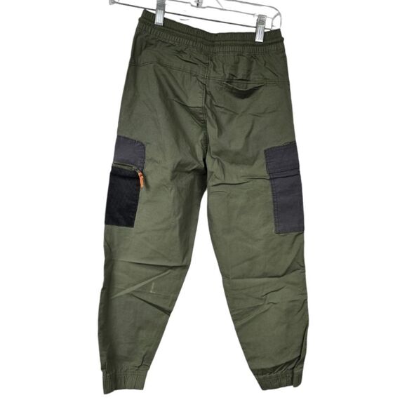 Levi Strauss Boys Cargo Jogger Pull On Pants Olive Green Outdoor Activewear UPF - Picture 3 of 14